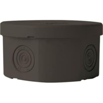 [1421115049] Membrandåse Ø80x40 mm, sort, 6 indgange