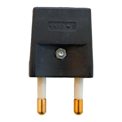 [6228244406] E-line Stikprop flad vinkel uden jord, sort