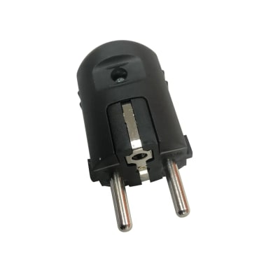 [6228251415] E-line Stikprop Schuko/Fransk-Belgisk, sort