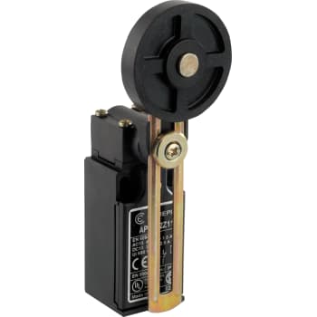 [1424072260] Comepi Endestop Plast Just. Arm M/Ø50Mm Gummi Rulle 1Sl/1Br