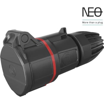 [1428080070] CEE Mellemled Neo 16A 5P 400V rød, 6H med skrueklemme, IP54