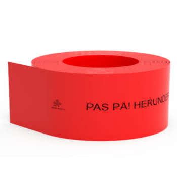 [1430105503] Kabelafdækning, rød, STÆRKSTRØM, 100 x 2,0 mm, 50 m