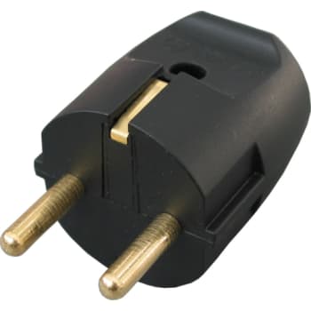 [1928909020] Schuko Stikprop med side-jord, sort