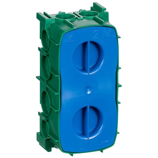 [1017033166] Opus grøn indmuringsdåse 2 modul