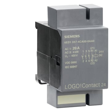 [2686011107] LOGO KONTAKTOR 20A 3S+1B 24VDC