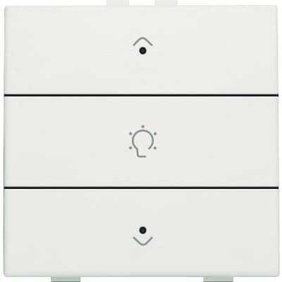 [3492001740] DÆMPERTRYK M. LED, WHITE