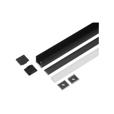 [0957011168] PROFIL L PÅBYG 20MM SORT