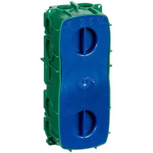 [1017033179] Opus grøn indmuringsdåse 2½ modul