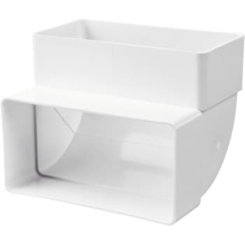 [1978012080] Bøjning 90° 110x55 mm over lang side, vertikal, hvid