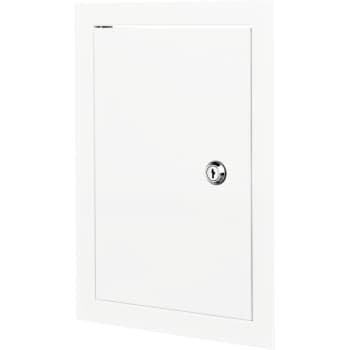 [1978012226] Inspektionslem IML metal med lås 300x300 mm, hvid