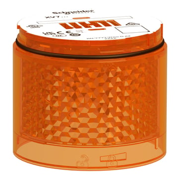 [7548202172] Lysmodul for Harmony XVB7 lystårn i Ø70 mm i orange farve med LED der blinker