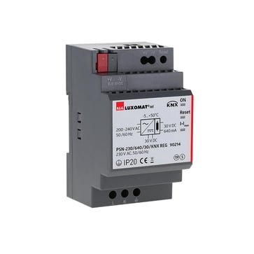 [7826110122] KNX strømforsyning PSN-230 / 640 / 30 / KNX REG 640 mA 30Vdc.