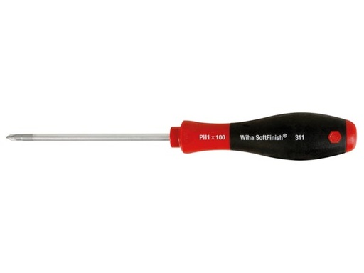 [H36272] SOFTFINISH skruetrækker - PH1 x 100mm (311 serie)