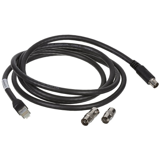 [1088007257] IHC Net tilslutningskabel TV/R sort 2 M