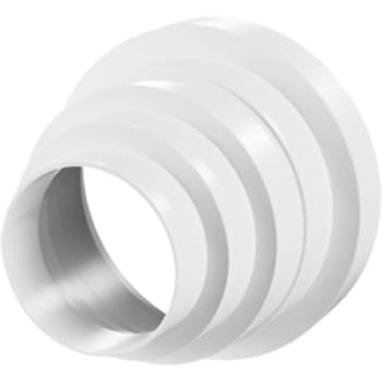 [1978285642] Adapter til runde rør Ø80/100/120/125/150 mm, hvid