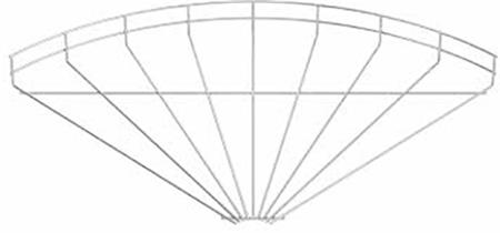 [5411009051] GITTERBAKKEBØJNING 90° 500 MM EZ
