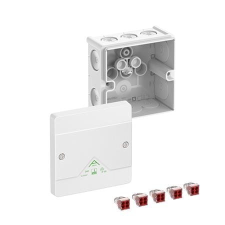 [5401028003] FORGRENINGSDÅSE ABOX 040-4²/W