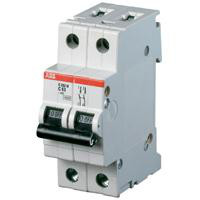 [0422215415] Automatsikring B 6A 2-polet B-karakteristik brydeevne 10kA 230/400V AC 35mm bred S202M-B6