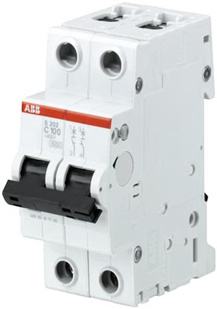 [5401003455] AUTOMATSIKRING C100A 2P 6KA 2M