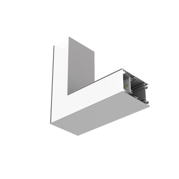 [5641001968] LEDVANCE Office Linear L-konnektor påbyg/nedhæng opal 940lm 6,9W grå