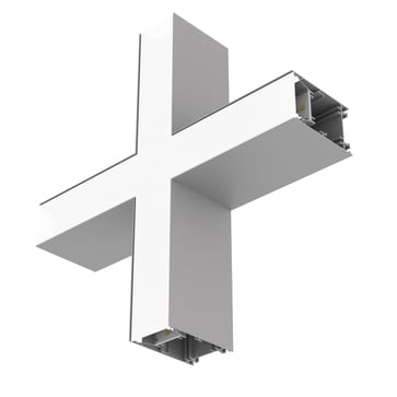 [5641002022] LEDVANCE Office Linear X-konnektor påbyg/nedhæng opal 1760lm 13,6W  grå