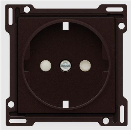 [3417815209] AFDÆK. SCHUKO STIKK DARK BROWN