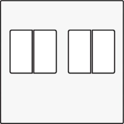 [3482000023] AFDÆK. HØJT.UDTAG DB, WHITE