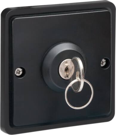 [3417812053] NØGLEAFBRYDER, 16A, IP55, SORT
