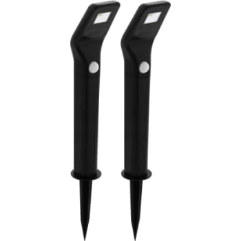 [4248801203] Eglo solcelle spyd med sensor, sæt med 2 stk, H350 mm, sort