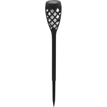 [4248801287] Eglo solcelle fakkel med spyd, Ø76 mm H310 mm, sort