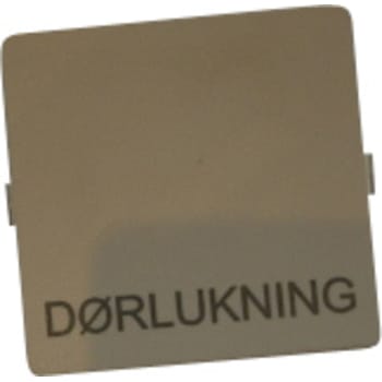 [4285400764] Fuga afbryder mrk "dørlukning" til branddøre til ABDL anlæg