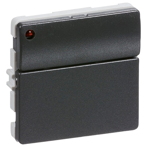 [1092001197] Fuga Svagstrømstryk 2 slutte og 1 lysdiode koksgrå