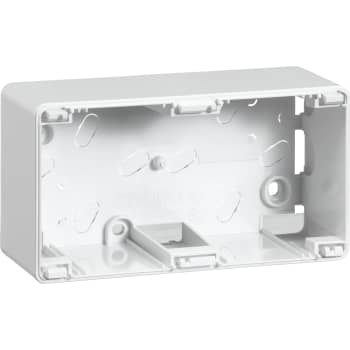 [1017045099] OPUS 66 underlag 45 MM højt 2 modul hvid