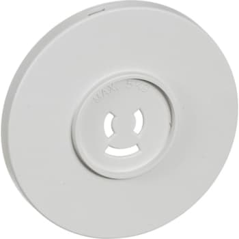 [1020006986] Afdækning Lampestikkontakt Ø80 mm lysegrå