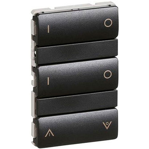 [1092001566] IHC Wireless FUGA Batteritryk 6 sl. koksgrå