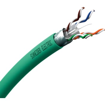 [1083000123] Actassi skærmet datakabel Cat 6A F/UTP 4P CL-C 500MHz 500M Dca grøn separationsklasse C