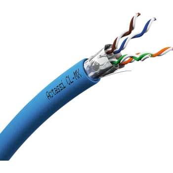 [1083000194] Actassi skærmet datakabel Cat 6A F/FTP 4P CL-MX 550MHz 500M Dca blå separationsklasse C