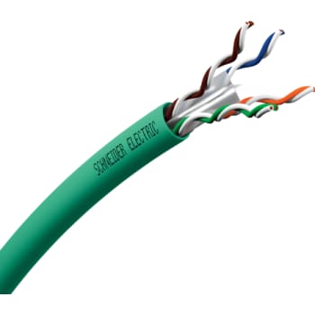 [1083000246] Actassi uskærmet datakabel Cat 6 U/UTP 4P CL-C 250MHz 500M Dca grøn separationsklasse B