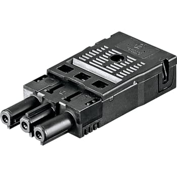 [8128402540] GST18i3 Stik Fjeder Hun 3P 1,5-2,5mm² Ø7,8-10,3 mm Sort