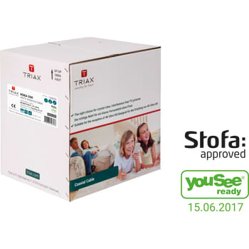 [8287150885] TRIAX KOKA550 HD LSZH HVID 6,9MM, 250 M Pull box Coaxkabel