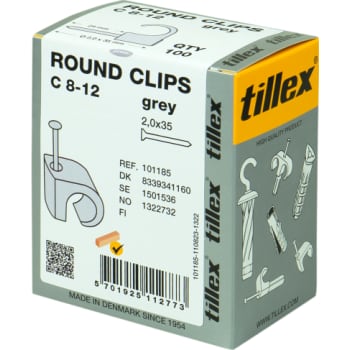 [8339341160] CLIPS 8-12/35MM-100 GRÅ