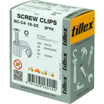 [8339343935] CLIPS MED TX20 SKSC-C4 18-22MM GRÅ