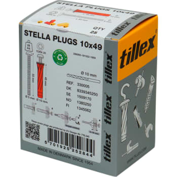 [8339345250] Plugs Stella 5x55 mm rød PAN Torx25