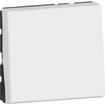 [8717400652] Mosaic 1 polet afbryder med fjeder 6A 2M hvid