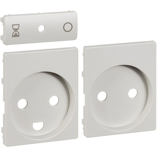 [1092002510] Fuga afdækning for timer stikkontakt 1½m lysegrå