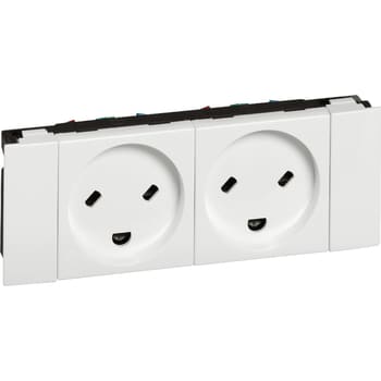 [8736100991] stikkontakt EDB Dansk standard 2P+J DOBB