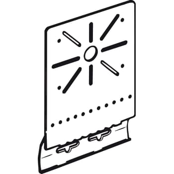 [8737023381] MONTAGEPLADE SIDE F/GLO-4 SEND.