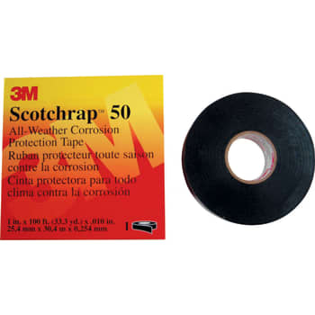 [8739040126] Tape 50 50mmx30m sort Scotchrap korrosionbeskyttende tape