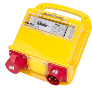 [8748070530] Bi-målertavle 5P 400V 16A CEE ind/ud