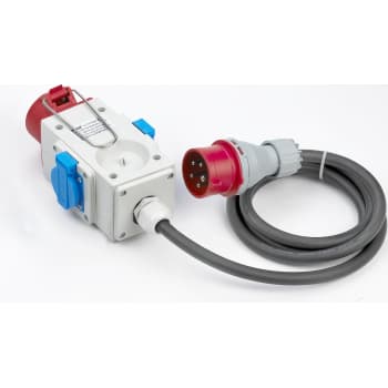 [8748073922] Forgrener 5P 16A 400V, udgang: 2 x 13A DK-stik